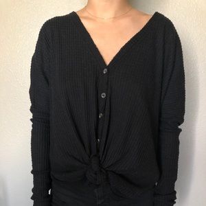 urban outfitters front-tie top